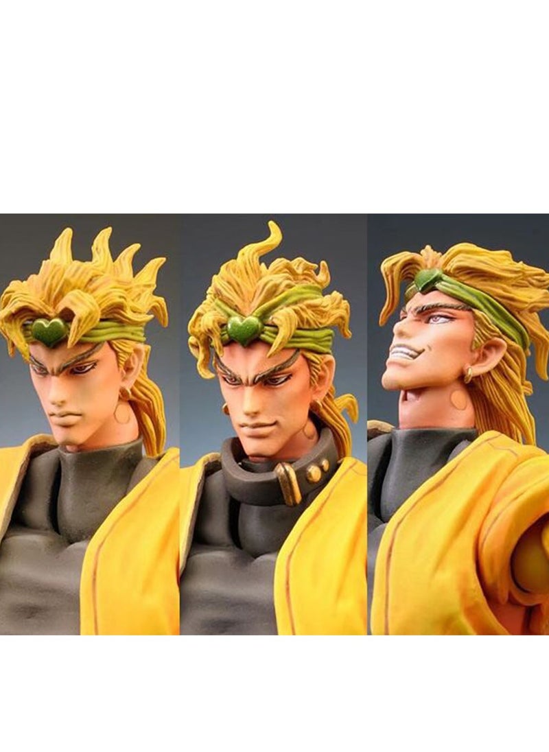 Furtey - JoJo 's Bizarre Adventure Dio Brando Action Figure Statue ,  Dio Figures , Anime JoJo's Bizarre Adventure Statue Model , Anime Figure Toy Collection Set , Suitable for Car and Table Decoration 17cm - Image 1