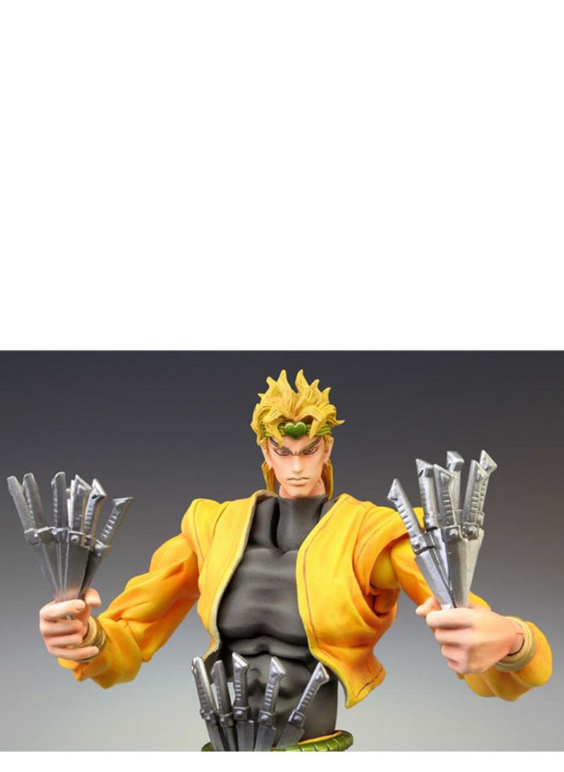 Furtey - JoJo 's Bizarre Adventure Dio Brando Action Figure Statue ,  Dio Figures , Anime JoJo's Bizarre Adventure Statue Model , Anime Figure Toy Collection Set , Suitable for Car and Table Decoration 17cm - Image 1