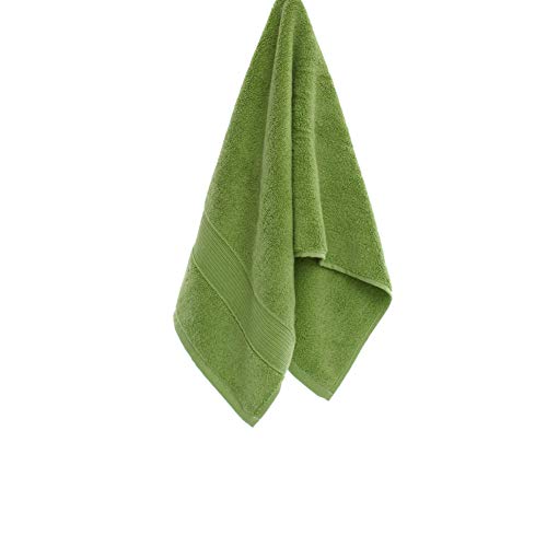 JININQ 700GSM 2Piece Hand Towels -100% Cotton for Bathroom,Kitchen,Beauty,Spa,Gym,Household face Towel,Highly Absorbent Towels(13.7 x 29.5 Inches) (Green) - Image 2