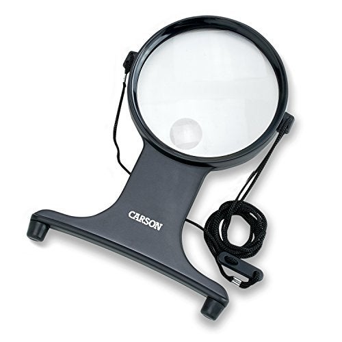 Carson MagniFree 2x Hands-Free Crafting Magnifier with 3.5x Spot Lens (HF-25) - Image 1