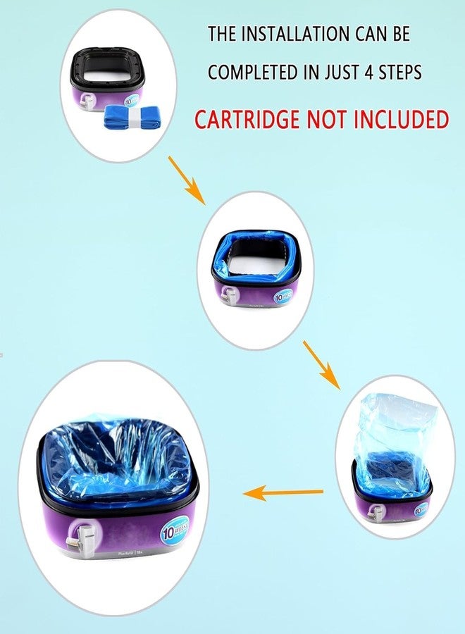 AIMIDODO 15 Pack Cat Litter Refills Bag, Litter Refills Generic Compatible with Your Standard and Plus Litter Genie Refill Cartridge(Not Include Refill Cartridge) - Image 4