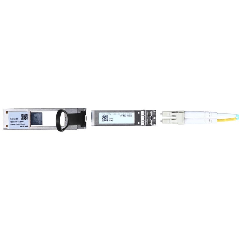 ipolex محول آي بولكس 40G QSFP+ إلى 10G SFP+ QSA لموديل ميلانوكس MAM1Q00A-QSA، ديل 407-BBRO، جونيبر، أريستا، إكستريم، نوكيا 474938A، H3C والمزيد، يدعم جميع وحدات وكابلات SFP+ - Image 3