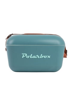 Polarbox Polarbox® 20 L Ice Box - Portable - Rigid Thermal Insulated Cooler Box - For Outdoor Beach Picnic, Party Drinks & Food Use - Storage Box - Classic - Blue/Marine Cooler - Brown Leather Strap  - Image 2