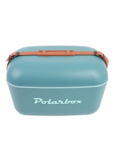 Polarbox Polarbox® 20 L Ice Box - Portable - Rigid Thermal Insulated Cooler Box - For Outdoor Beach Picnic, Party Drinks & Food Use - Storage Box - Classic - Blue/Marine Cooler - Brown Leather Strap  - Image 3