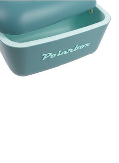 Polarbox Polarbox® 20 L Ice Box - Portable - Rigid Thermal Insulated Cooler Box - For Outdoor Beach Picnic, Party Drinks & Food Use - Storage Box - Classic - Blue/Marine Cooler - Brown Leather Strap  - Image 4