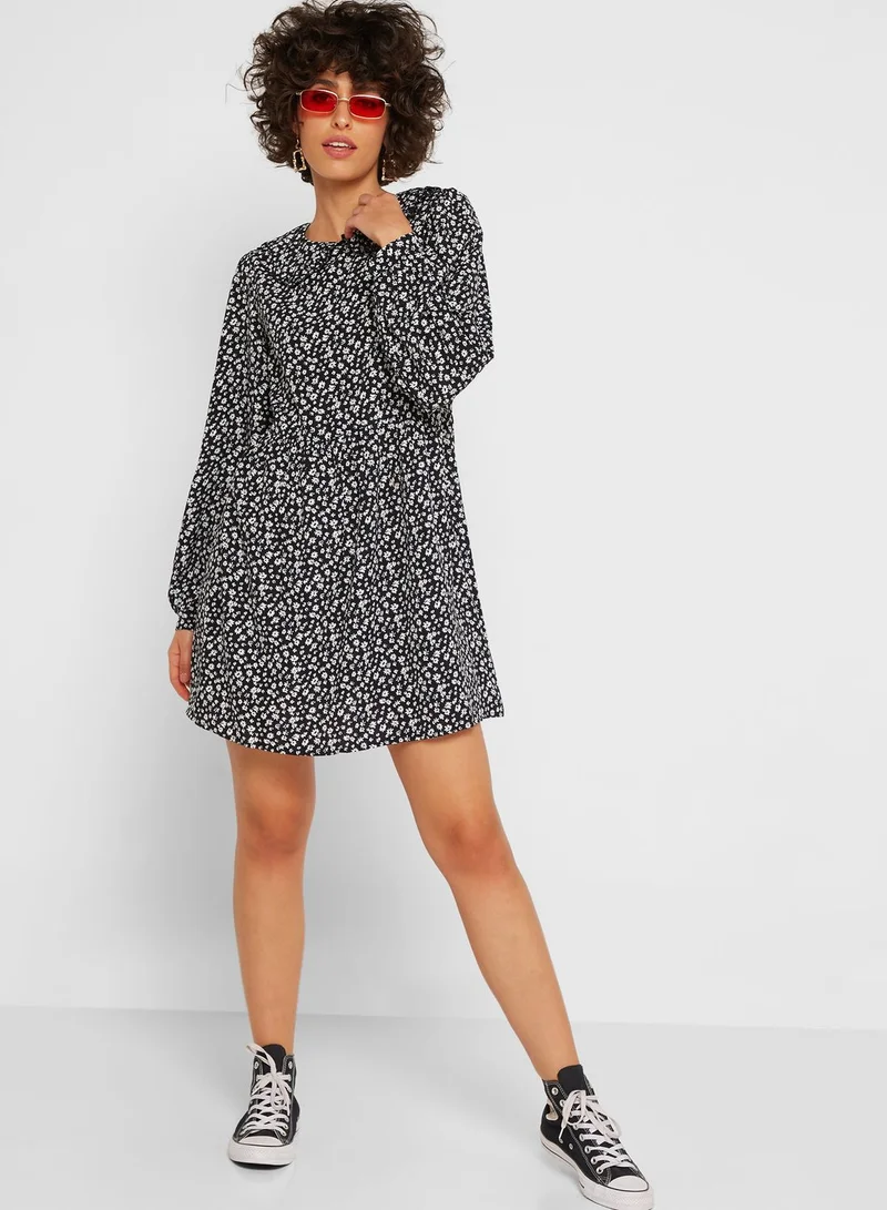 Daisy Street Floral Babydoll Dress