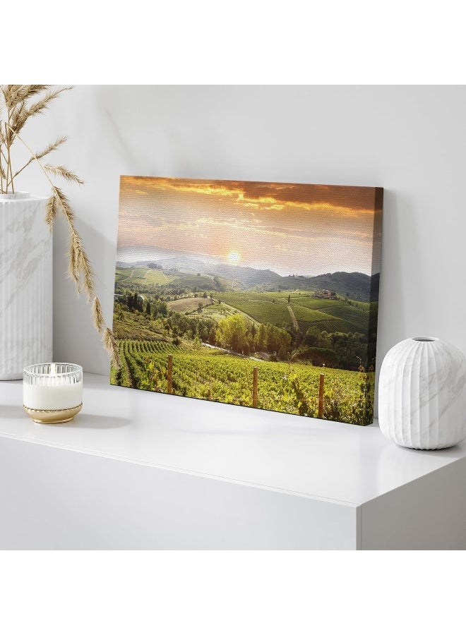 wall26 - Vineyard Landscape in Tuscany Italy - Canvas Art Wall Art - 24" x 36" - Image 4