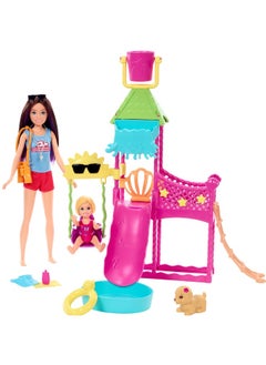 Barbie Barbie Skipper Doll And Waterpark Playset (9 Pieces)  - Image 1