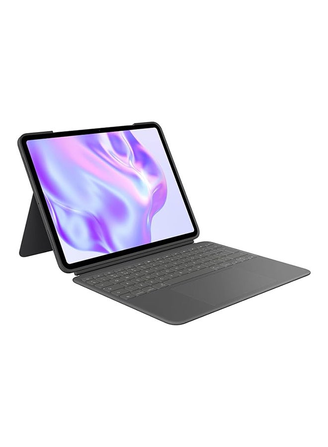 Combo Touch iPad Pro 13-inch (M4)(2024) Keyboard Case - Detachable backlit keyboard with kickstand, comfortable typing, multi-use mode, QWERTY UK English Layout - Graphite