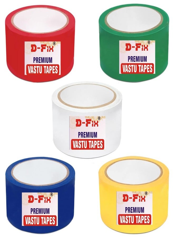 D-fix® Bopp Vastu Remedy, Dosh Tape Tape 25 Meters in Length 48mm / 02" Width - 5 Roll Per Pack - Waterproof Sticker, Toilet and Vastu Dosh Correction Tape - Image 1