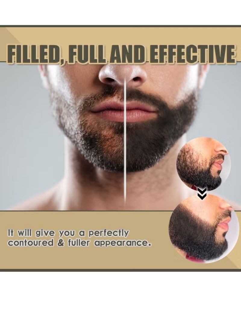 إيست مون قلم حشو اللحية المقاوم للماء وفرشاة اللحية - Image 3