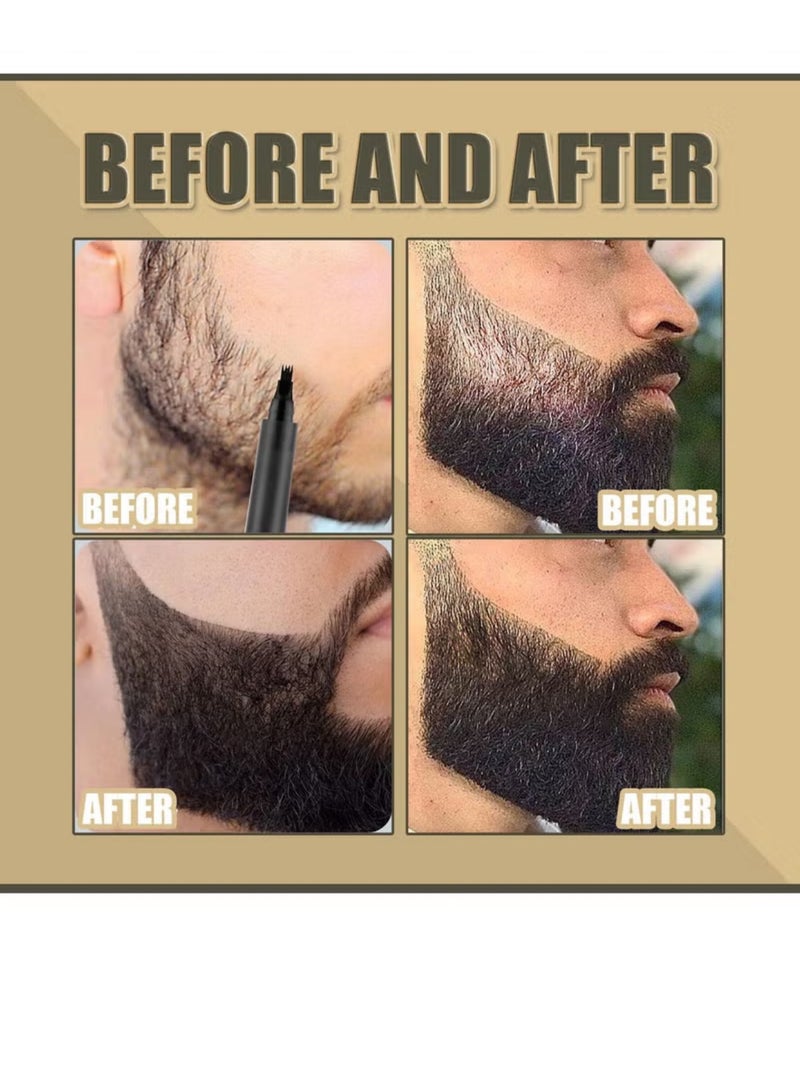 إيست مون قلم حشو اللحية المقاوم للماء وفرشاة اللحية - Image 4