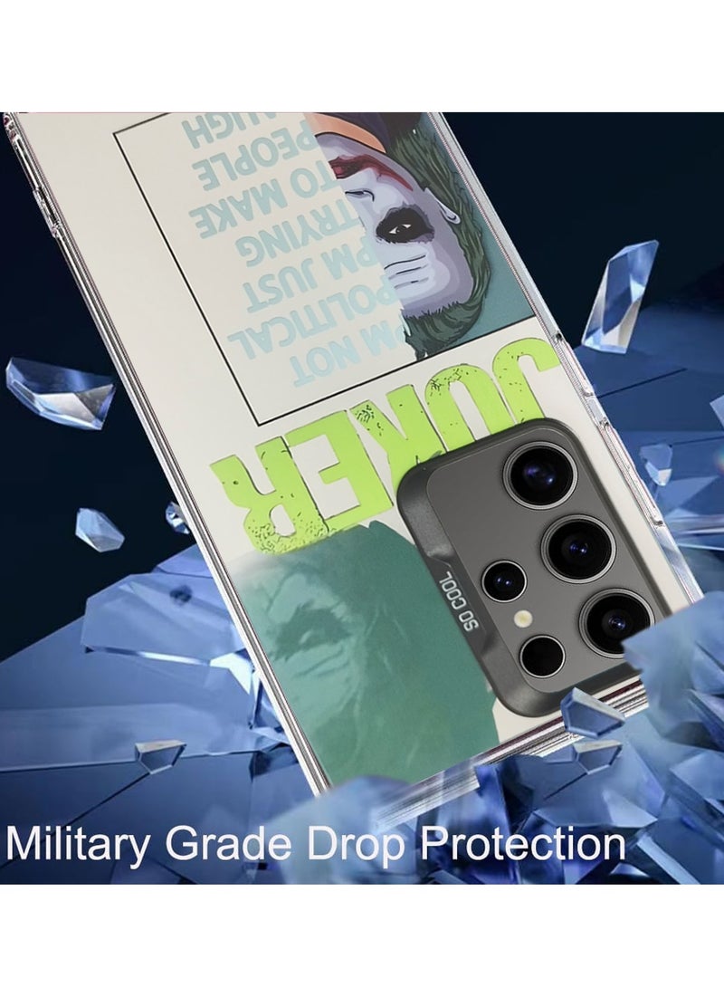 Wtech SO COOL Series Light Refrative Silicone Protective Raised Camera Lips Bazel Case Cover For Samsung Galaxy S24 Ultra 5G 2024 Silver/Green - Image 2