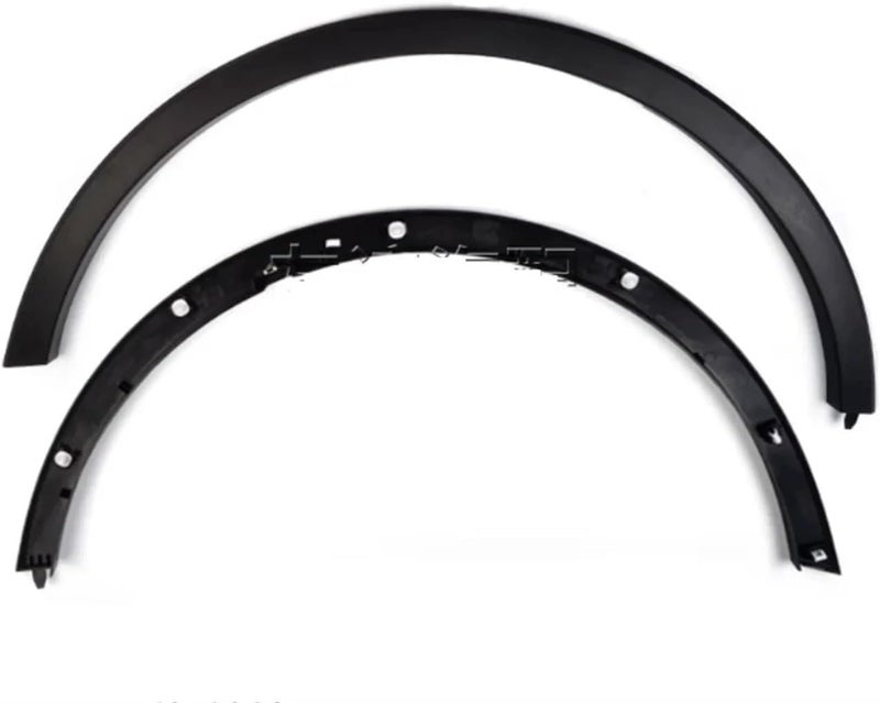 DEMULAX Car Front Rear Wheel Eyebrow Mudguard Fender - Image 1