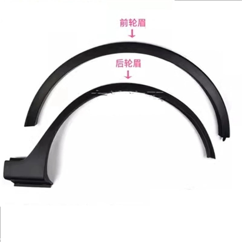 DEMULAX Car Front Rear Wheel Eyebrow Mudguard Fender - Image 2