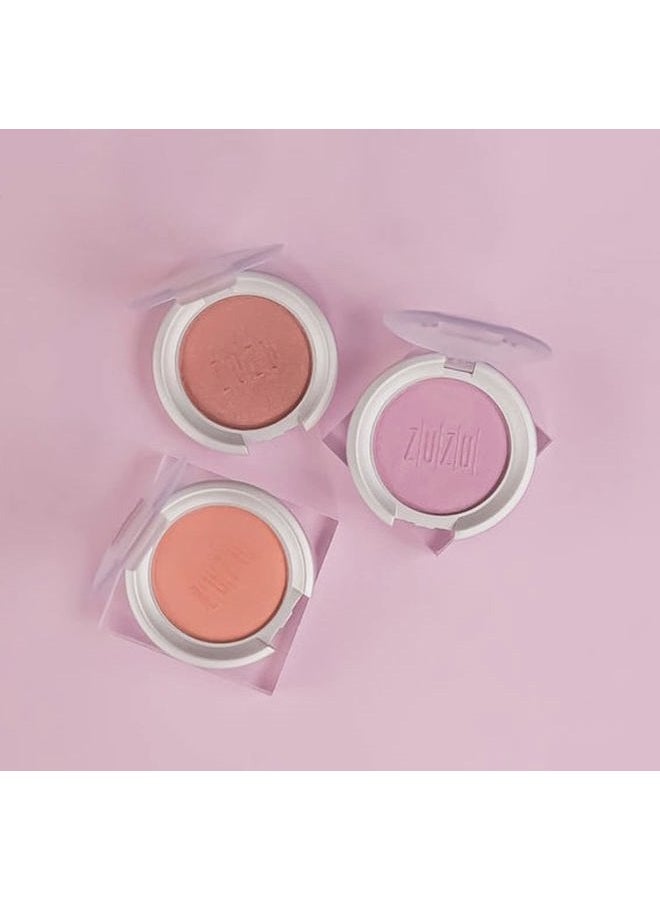ZUZU LUXE Mineral Blush (Nymph - Vivid Pastel Pink/Cool Shimmer), Natural, Paraben Free, Vegan, Gluten-free, Cruelty-free, Non GMO, 0.1 oz - Image 5
