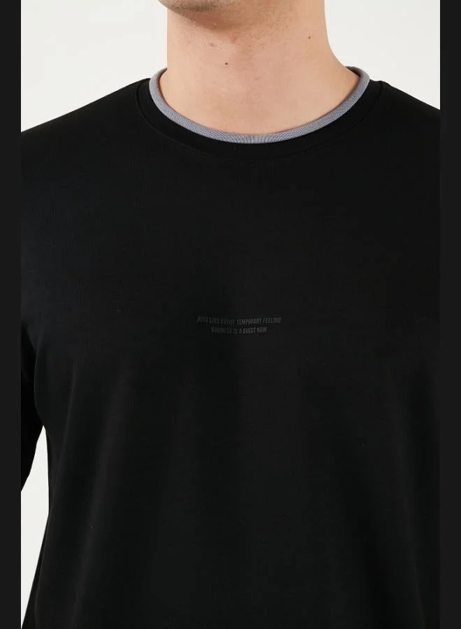 Buratti  Buratti Regular Fit Crew Neck OYSHO Fabric T-Shirt Men's T-Shirt 5904091 for Men | Best Price UAE