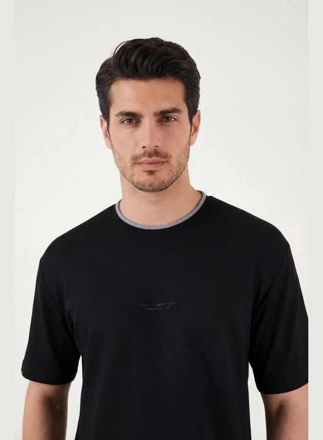 Buratti  Buratti Regular Fit Crew Neck OYSHO Fabric T-Shirt Men's T-Shirt 5904091 for Men | Best Price UAE