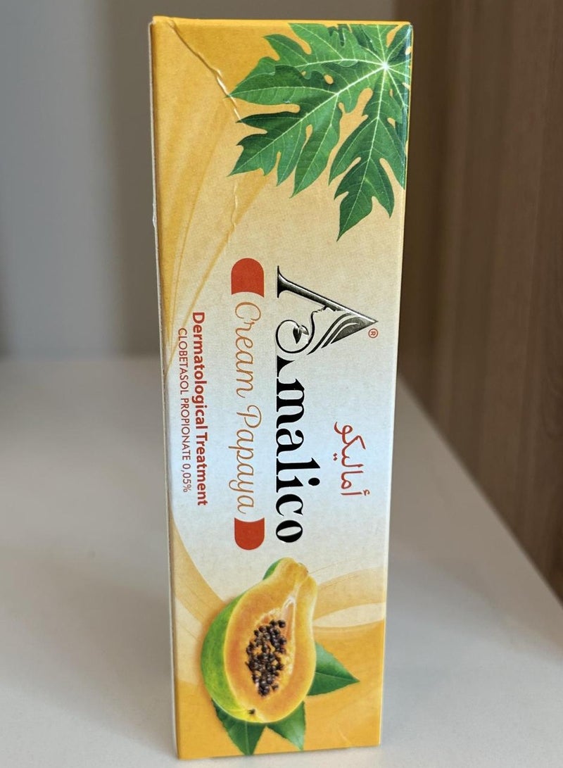 اماليكو كريم تفتيح البشرة بالبابايا 50 جرام - Image 1