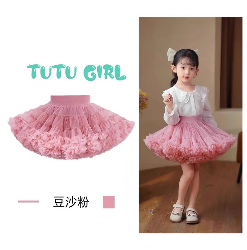 Girl'S Christmas Sparkling Tutu Skirt 2024 Women'S Red And Green Sequin Skirt Rabbit Skirt Baby Puff Skirt - Image 1