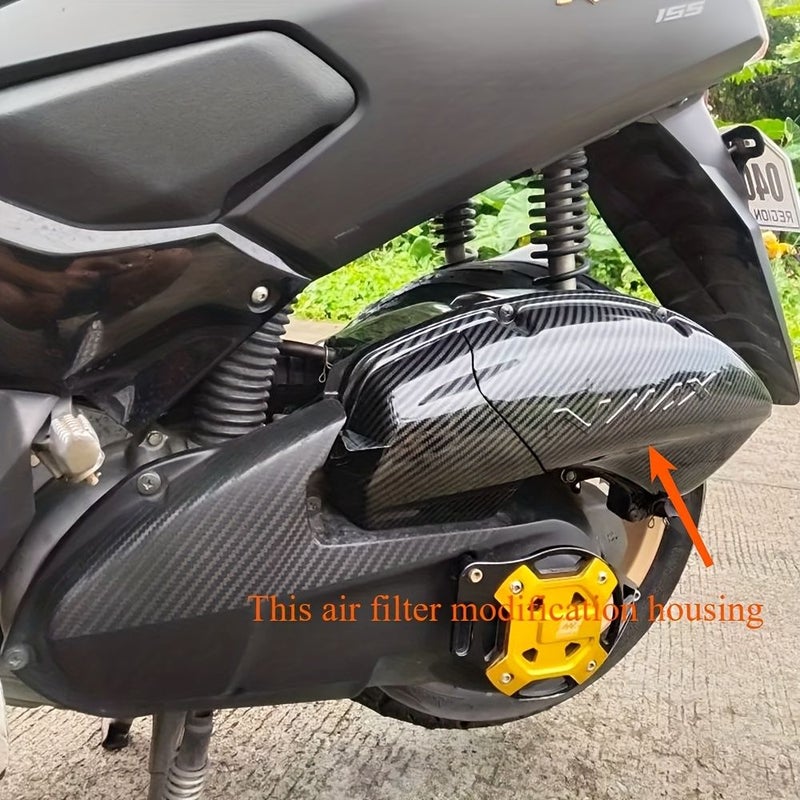 Transparent ABS Air Filter Housing For Yamaha NMAX155 2016 2019 Tricity155 Protection Cover Ventilation - Image 1