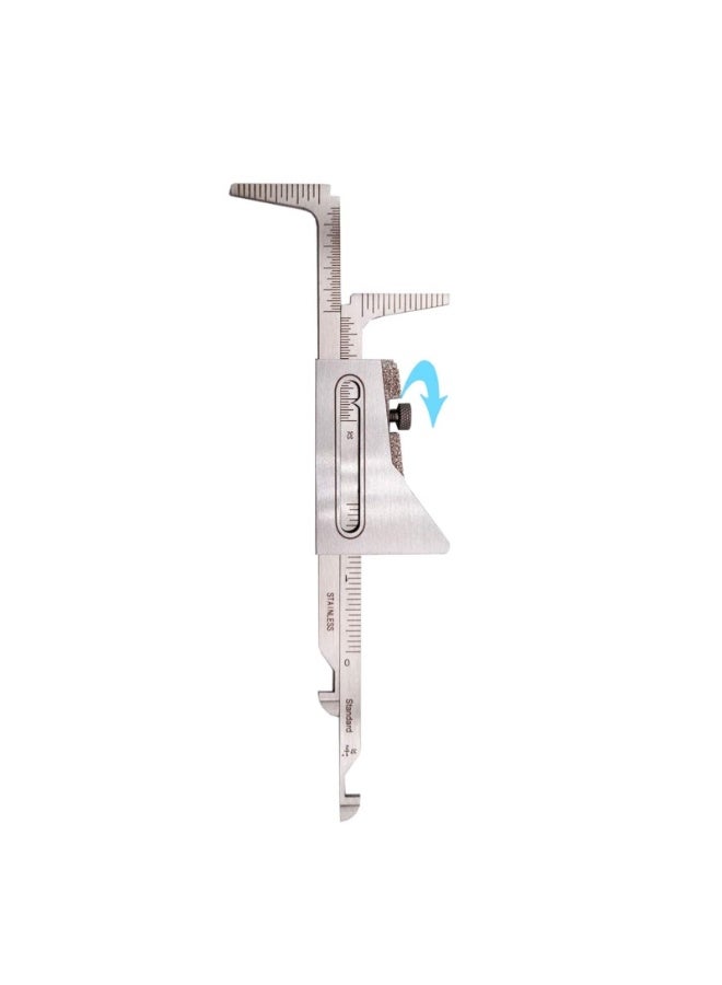 Welding Gauge Gage Test Ulnar Welder Inspection Gauge Both Inch and Metric Checks Internal Misalignment Pipe Wall Thickness Leg Length for a Fillet Weld Crown Height - Image 2