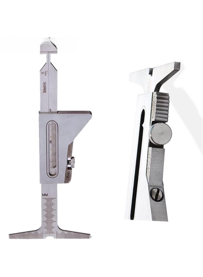 Welding Gauge Gage Test Ulnar Welder Inspection Gauge Both Inch and Metric Checks Internal Misalignment Pipe Wall Thickness Leg Length for a Fillet Weld Crown Height - Image 3