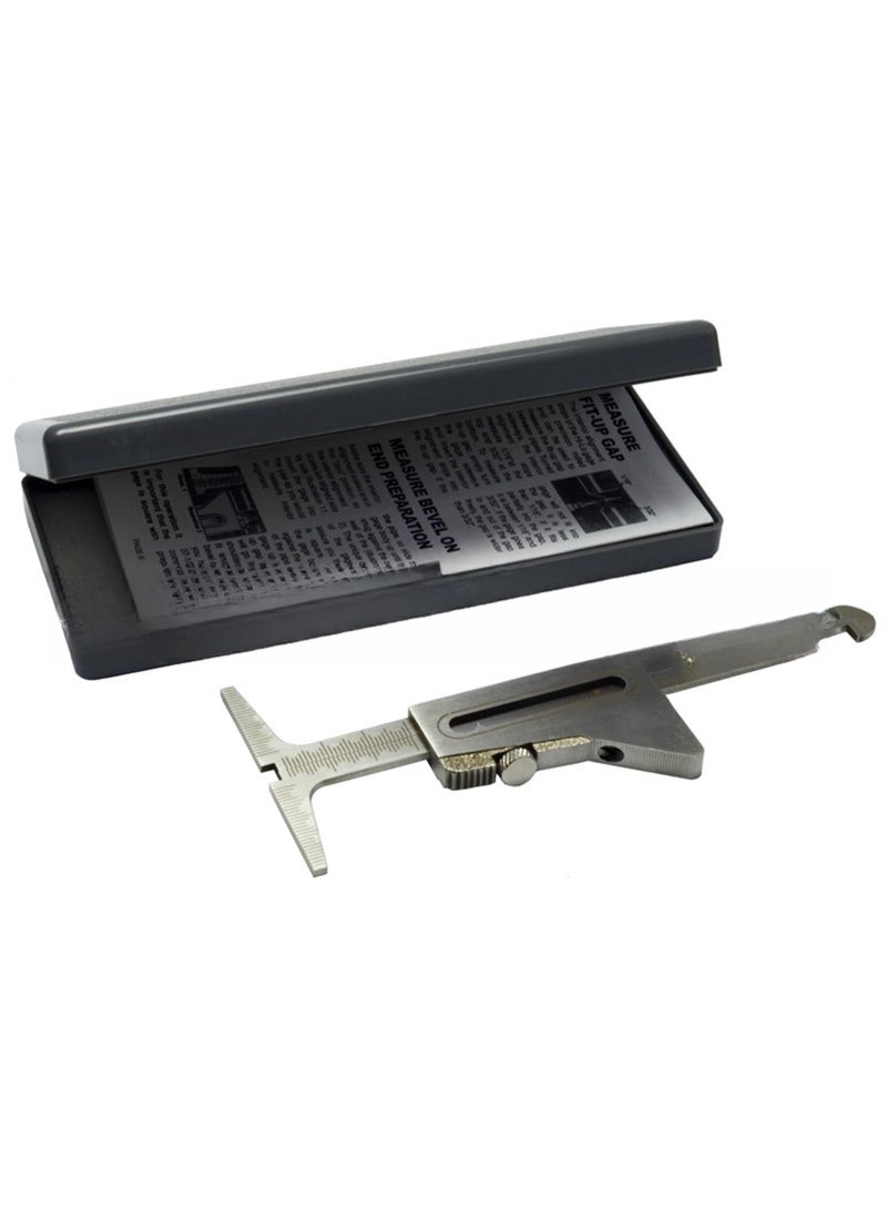 Welding Gauge Gage Test Ulnar Welder Inspection Gauge Both Inch and Metric Checks Internal Misalignment Pipe Wall Thickness Leg Length for a Fillet Weld Crown Height - Image 4