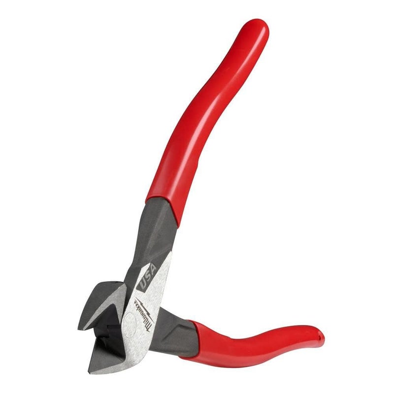 Milwaukee Electric - 8 Diagonal Dipped Grip Cutting Pliers USA - Image 2