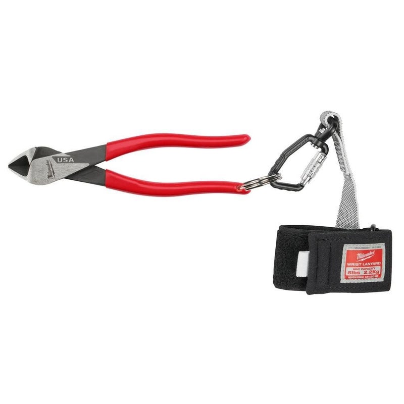 Milwaukee Electric - 8 Diagonal Dipped Grip Cutting Pliers USA - Image 3