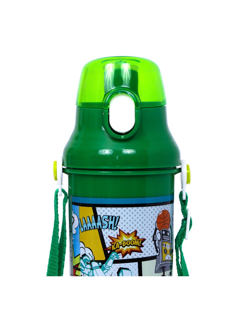 Eazy Kids Water Bottle 600Ml - Green  - Image 3