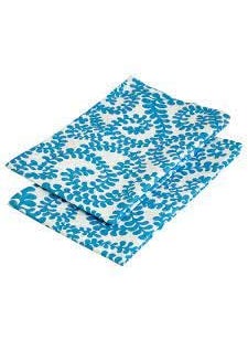 Graidient span Graidient span URSPRUNGLIG Tea Towel whiteblue40x60 cm 2 Pack 16x24 2 Pack  - Image 1