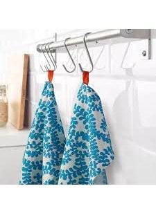 Graidient span Graidient span URSPRUNGLIG Tea Towel whiteblue40x60 cm 2 Pack 16x24 2 Pack  - Image 2