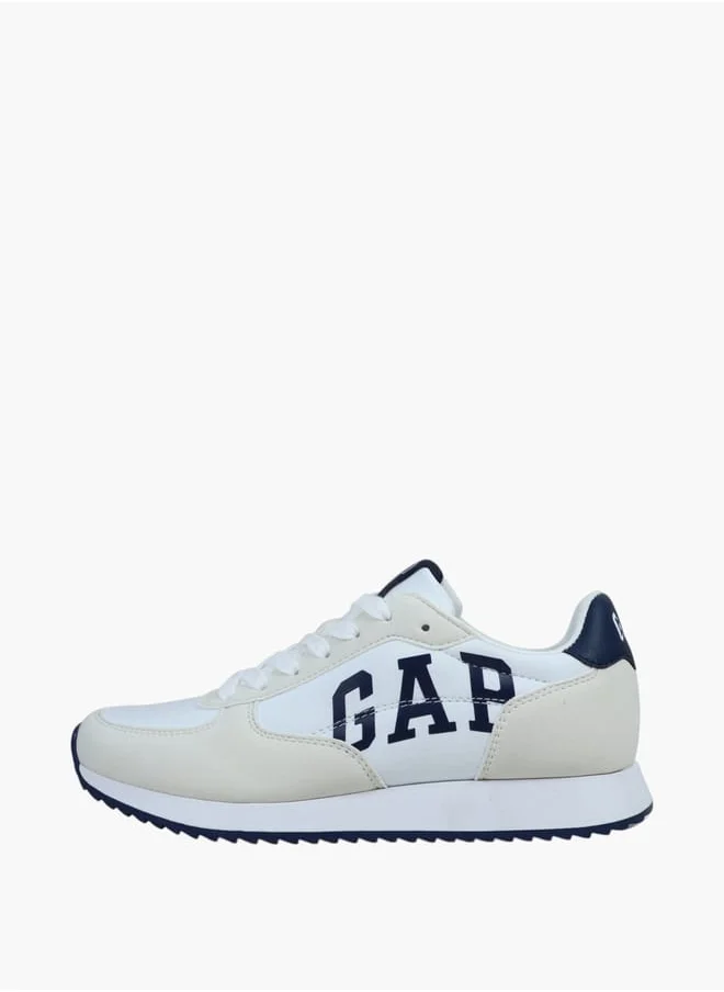 GAP Women's Logo Detail Sneakers with Lace-Up Closure - NASHVILLE