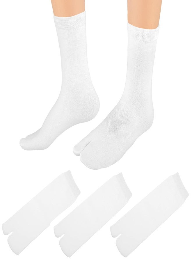 Ymapinc جوارب تابي يابانية من Ymapinc، عبوة من 3 قطع، جوارب بيضاء على شكل شبشب، شباشب نينجا قابلة للتهوية للجنسين - Image 1