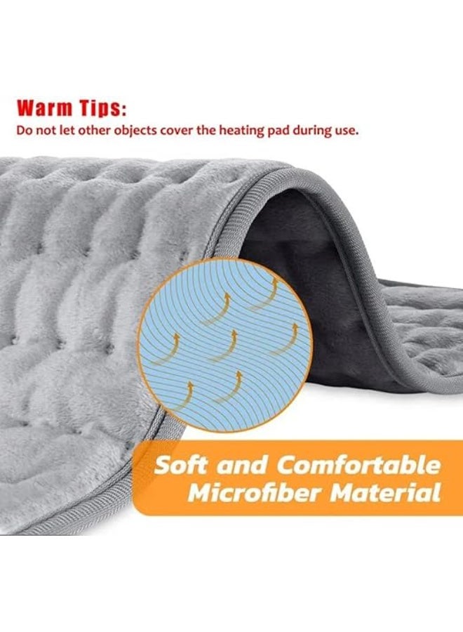 Electric Heating Pad – Soft & Comfortable Pain Relief – Wet & Dry Heat Therapy for Back & Muscle Comfort - Image 3