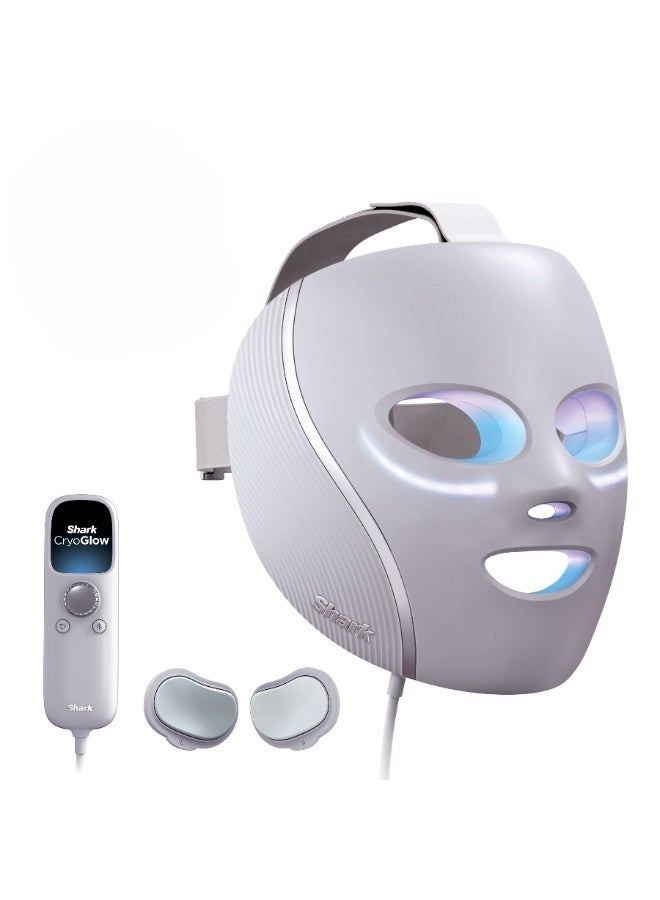 Shark CryoGlow Under Eye Cooling & LED Anti-Ageing & Blemish Repair Mask,Lilac Chill, FW312MEPL, 2 Years Warranty, Middle East Version - Image 1