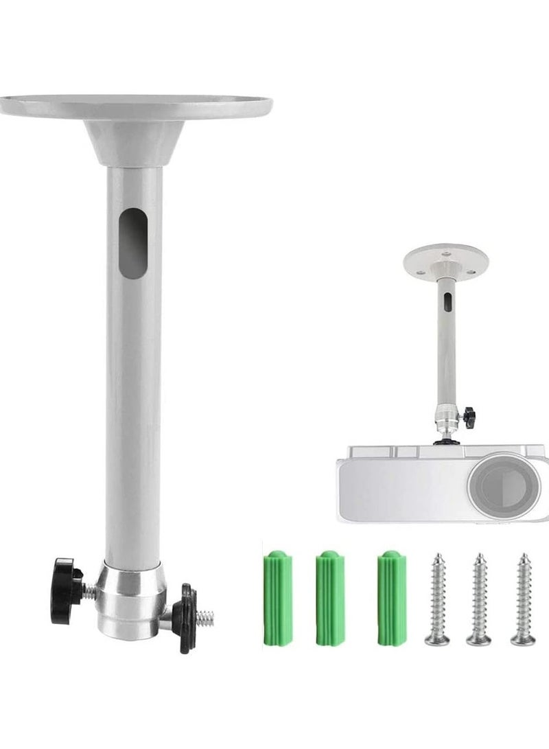 SYOSI Projector Wall, Mini Ceiling Mount Stand, Universal Projector Ceiling,  Mount Bracket 360 Swivel, 90 Tilt Wall Mount Hanger Tilt & Swivel Projector Holder, for Most Mini Projector Bracket - Image 1