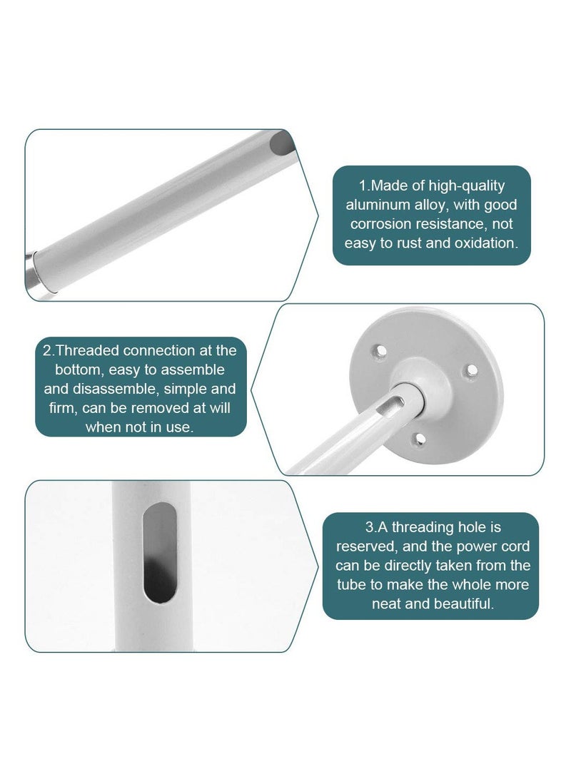 SYOSI Projector Wall, Mini Ceiling Mount Stand, Universal Projector Ceiling,  Mount Bracket 360 Swivel, 90 Tilt Wall Mount Hanger Tilt & Swivel Projector Holder, for Most Mini Projector Bracket - Image 3