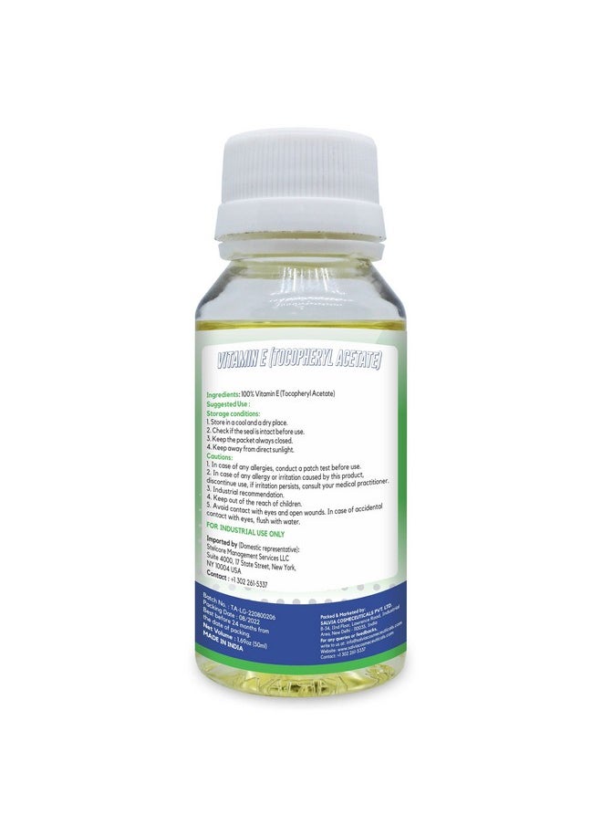 Myoc - Vitamin E (Tocopheryl Acetate),Vitamin E For Skin & Hair Care Product (50Ml) - Image 1