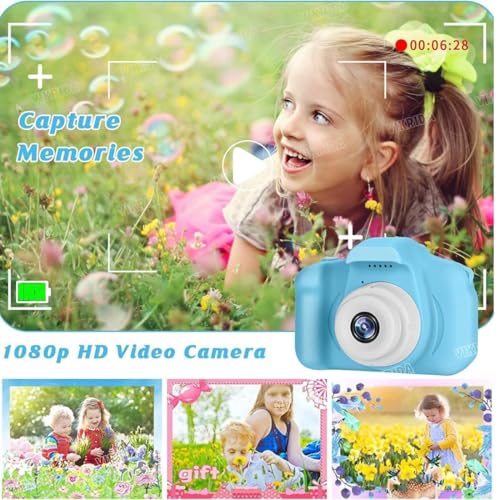 VikriDA Kids Digital Camera with 2.0" Screen | HD Photo & Video Recording, USB Rechargeable, 100° Wide Angle Lens – Green - Image 5