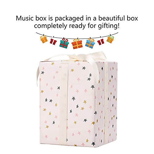 LOVE FOR YOU Gift-Wrapped with Ribbon Musical Snow Globe Carousel Music Box Color Lights Horses Unicorn Decor Gifts for Girls and Daughter Granddaughter Niece Women Kids Christmas Birthday - Image 3