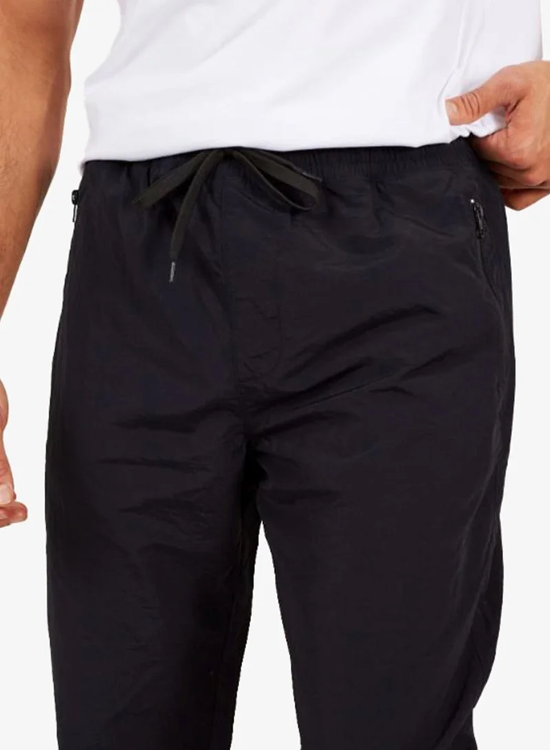 BRAVE SOUL  MENS TASLAN LOOSE FIT CARGO PANT; ELASTICATED WAIST; OVERSIZED SIDE ZIP POCKETS CUFF ADJUSTER AT HEM for Men | Best Price UAE