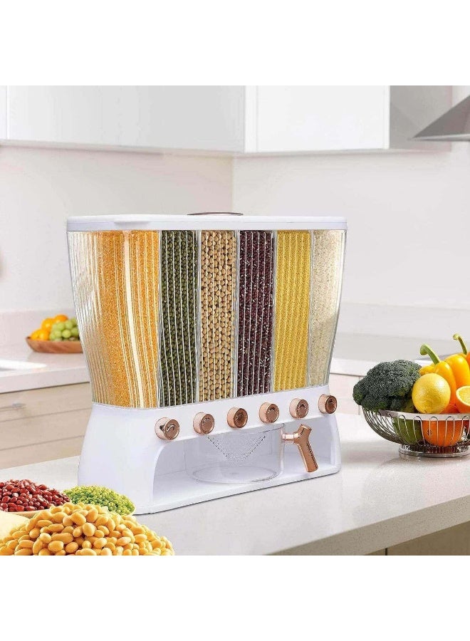 6-compartment divided legume dispenser + measuring jug - Image 2