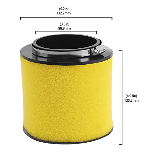 AHL Air Filter 17254-HN1-000 Compatible with Honda Foreman 500 TRX500F Rubicon 500 TRX500FA TRX500FM Rancher 420 TRX420 TRX 420 TRX420FA1 Rincon 650 TRX650FA Sportrax 400 TRX400EX TRX400X - Image 3