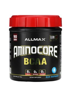 Allmax ALLMAX, AMINOCORE™ BCAA, Blue Raspberry, 2.1 lbs (945 g)  - Image 1