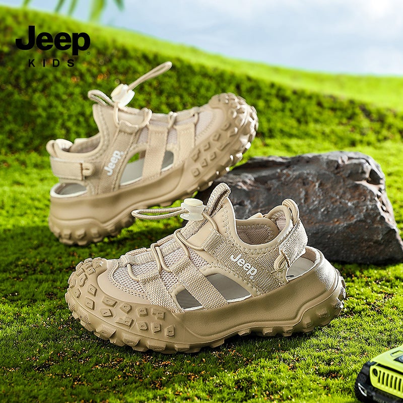 Jee/P Children'S Sandals 2024 Style Hollow Breathable Closed-Toe Sandals Outdoor Sports Sandals For Boys And Girls - Image 2