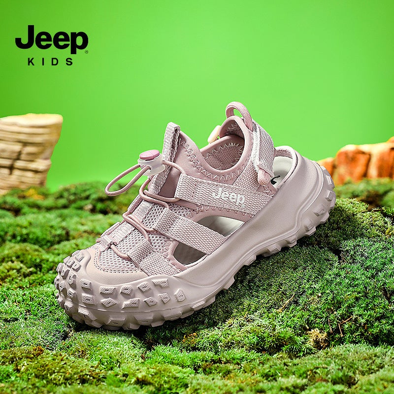 Jee/P Children'S Sandals 2024 Style Hollow Breathable Closed-Toe Sandals Outdoor Sports Sandals For Boys And Girls - Image 3