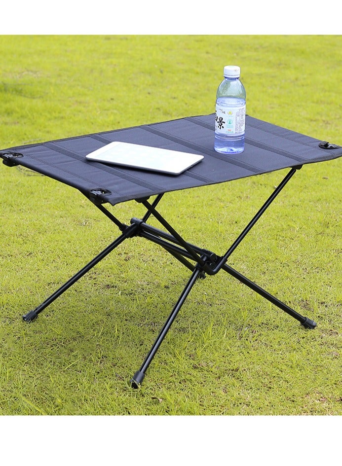 WeiHeng طاولة نزهة قابلة للطي في الهواء الطلق طاولة تخييم محمولة مصنوعة من الألومنيوم للنزهات والمشي في الطبيعة والتخييم والشاطئ والطهي واستخدام الحديقة - Image 2