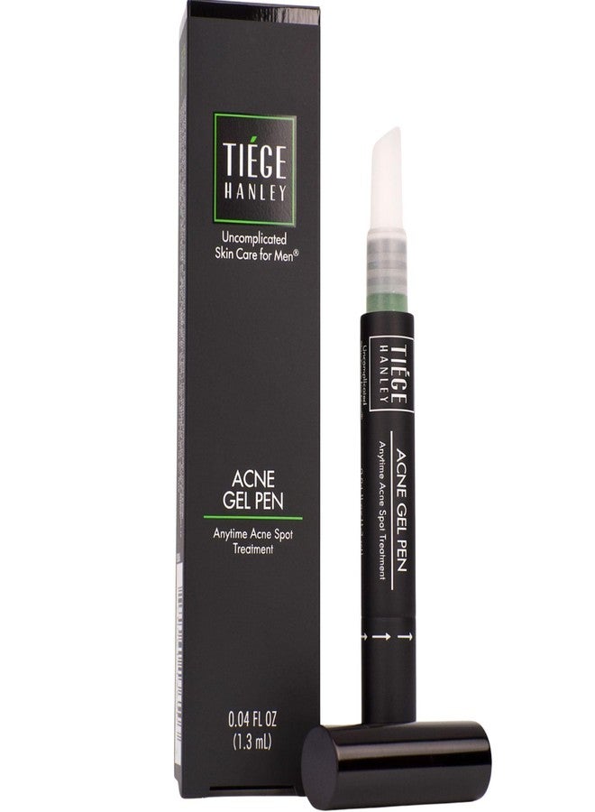 Tiege Hanley TiegeClear Acne Gel Pen for Men, Targeted Facial Skin Care with Salicylic Acid Spot Gel, Invisible Liquid Patch Finish, Twist Click Pen with Silicone Applicator, 1.3 mL - Image 1